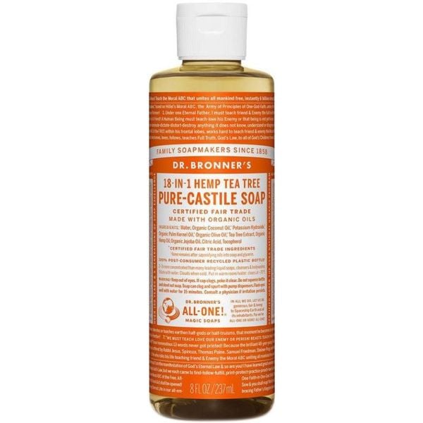 Dr Bronner - Pure Castile Liquid Soap Tea  Tree 237ml