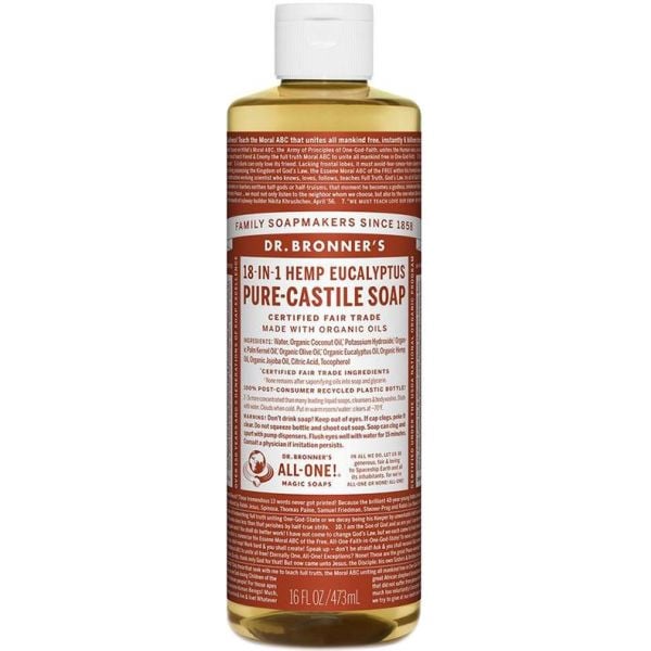 Dr Bronner - Pure Castile Liquid Soap Eucalyptus 473ml