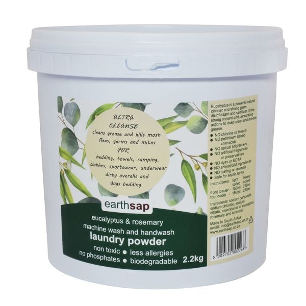 Earthsap - Laundry Powder Eucalyptus & Rosemary 2.2kg