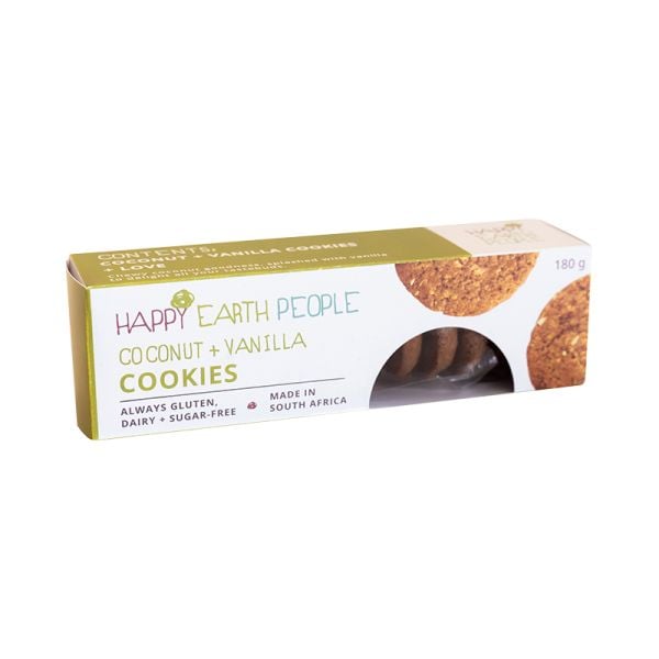 Happy Earth People - Cookies Coconut Vanilla 180g