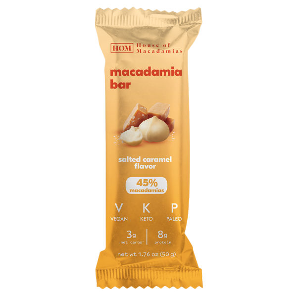 House of Macadamias - Macadamia Bar Salted Caramel 50g