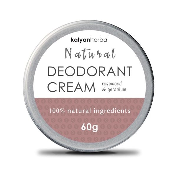Kalyan - Natural Deodorant Cream Rosewood & Geranium 60g