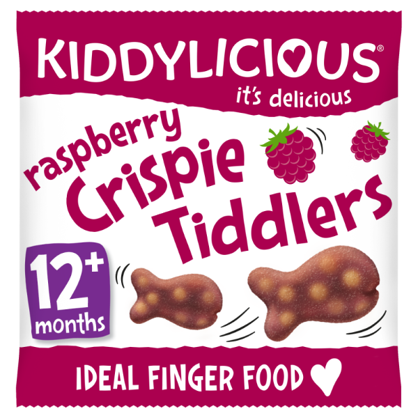 Kiddylicious - Crispie Tiddlers Raspberry 12g