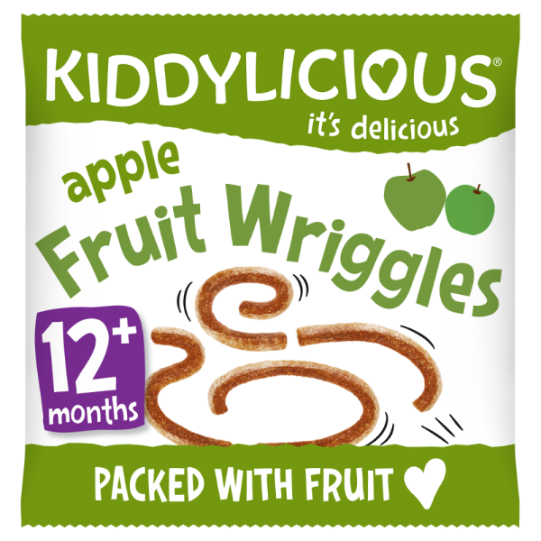 Kiddylicious - Fruit Wriggles Apple 12g