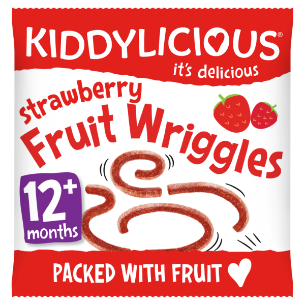 Kiddylicious - Fruit Wriggles Strawberry 12g