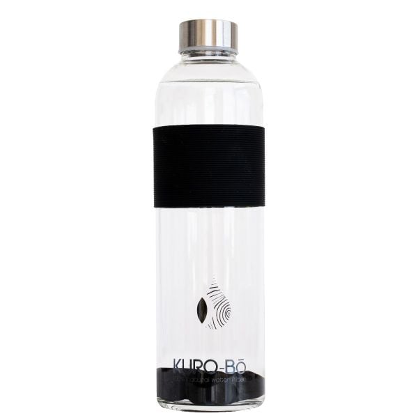 KURO-Bo - Go Eco Glass Water Bottle 1L & Koins