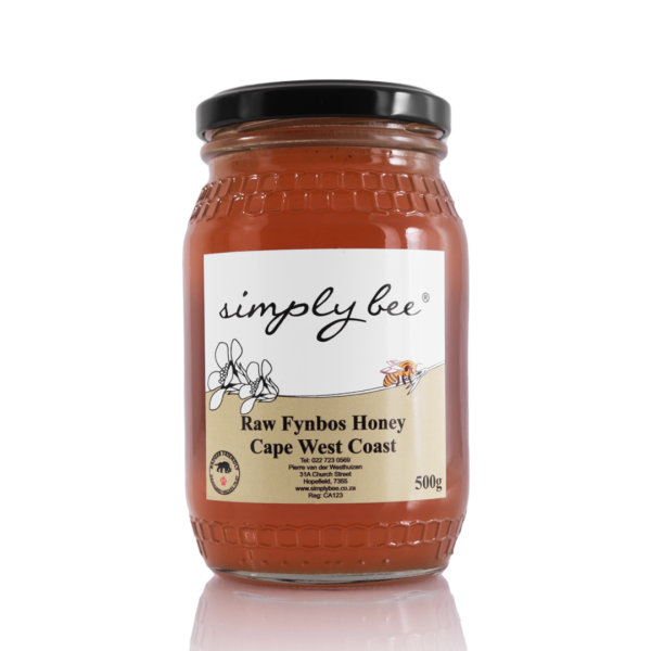 Simply Bee - Honey Raw Fynbos - Glass Jar 500g