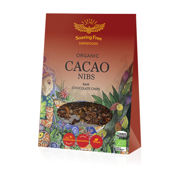 Soaring Free - Cacao Nibs Raw Organic 200g