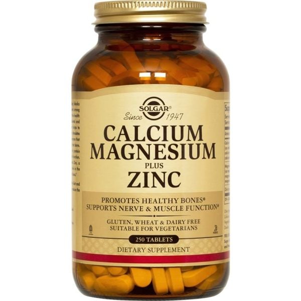 Solgar - Calcium Magnesium Plus Zinc 250s