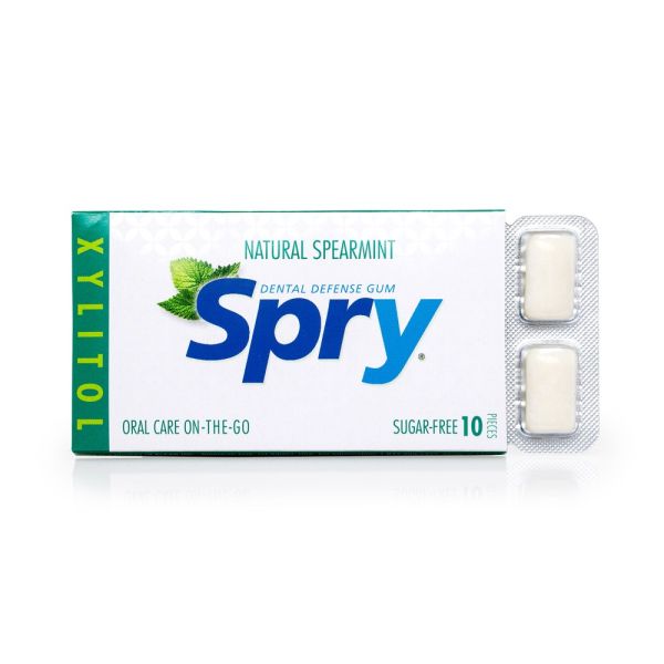 #Spry - Chewing Gum Spearmint 10s