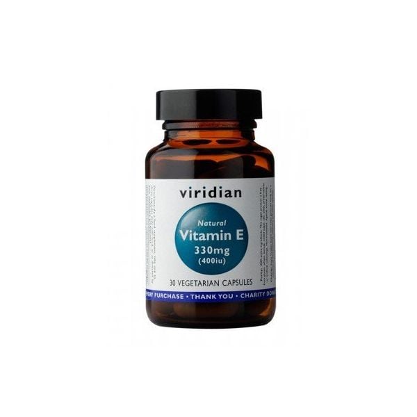 Viridian - Natural Vitamin E 400iu 30s