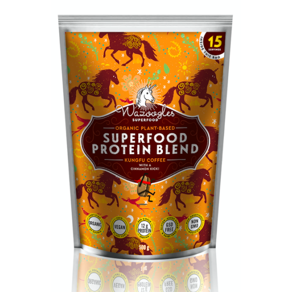Wazoogles - Superfood Protein Blend Kungfu Coffee