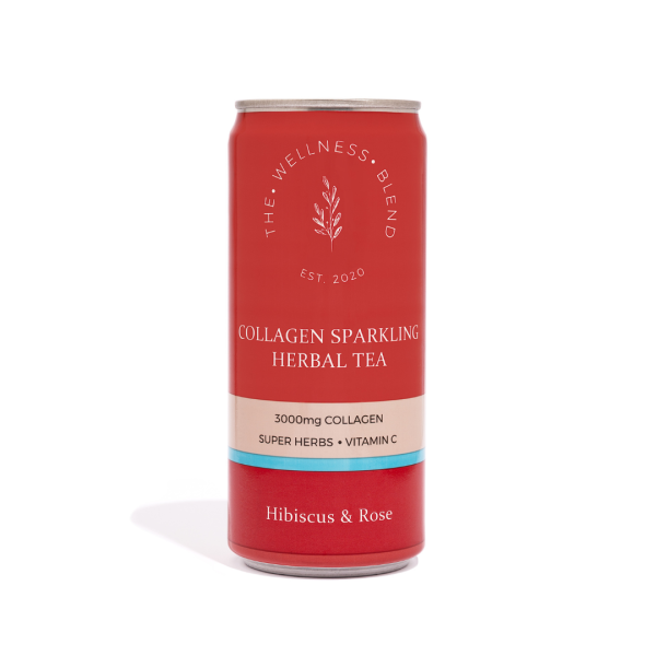 Wellness Blend - Collagen Tea Hibiscus & Rose 300ml