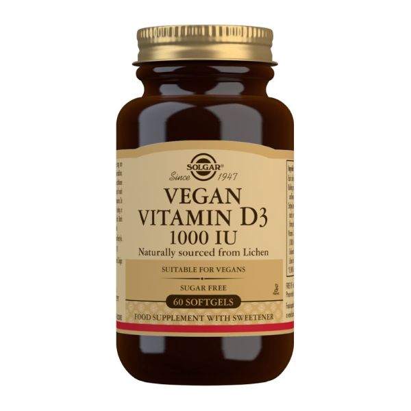 Solgar Vegan Vitamin D3 1000iu 60s