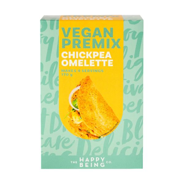 The Happy Being Chickpea Omelette Premix Vegan 170g