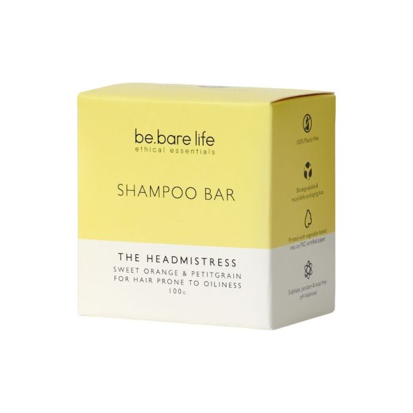 Be Bare Shampoo Bar The Headmistress 100g