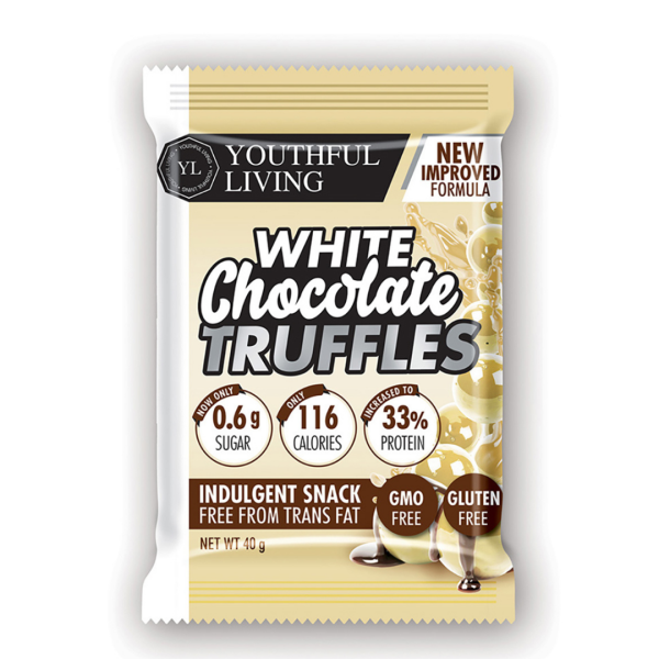 Youthful Living Protein Truffles White Chocolate 40g
