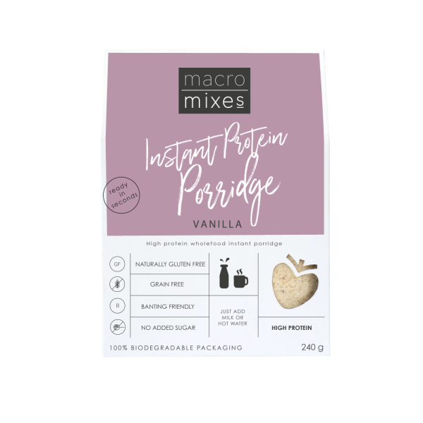 Macro Mixes Vanilla Protein Instant Porridge 240g
