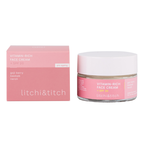 Litchi & Titch Vitamin Rich Face Cream +SPF 20 50ml