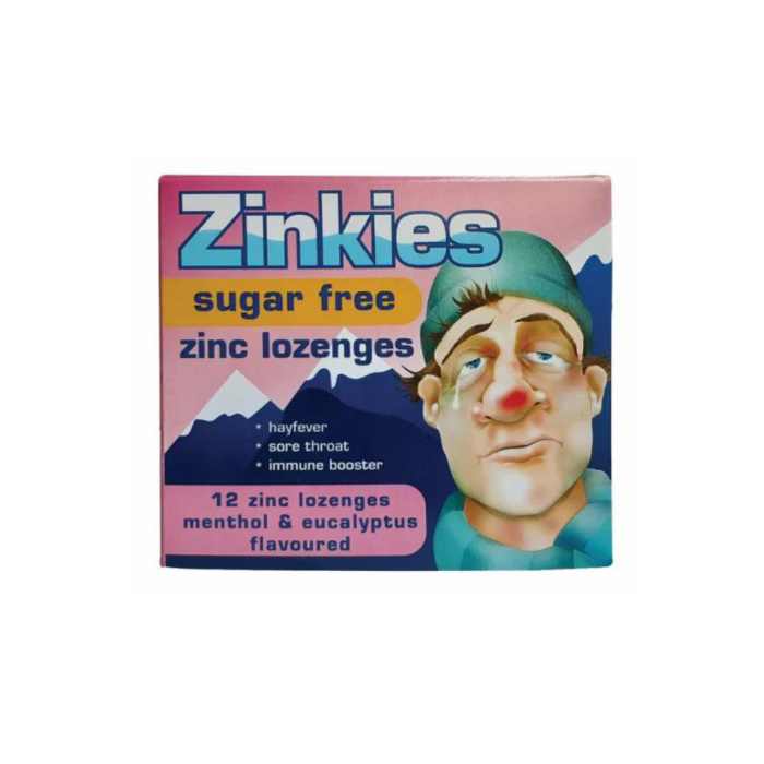 #Zinkies - S/Free Menthol/Eucalyptus 12s