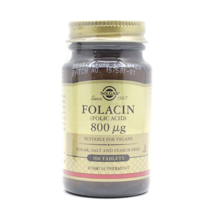 Solgar - Folic Acid (Folacin) 800UG 100s
