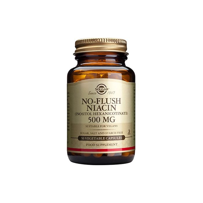 Solgar - No-flush Niacin 500mg 50s