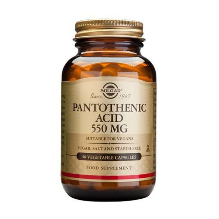 Solgar Pantothenic Acid 550mg 50s