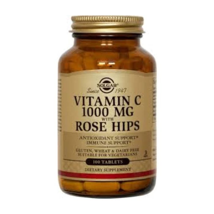Solgar Vitamin C 1000mg With Rose Hips 100s