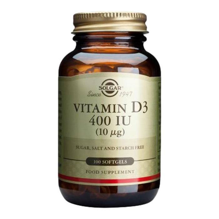 Solgar Vitamin D3 400IU (10ug) 100s