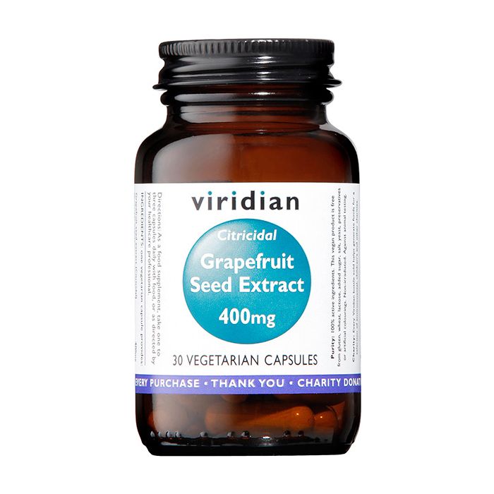 Viridian Grapefruit Seed Extract 400mg 30s