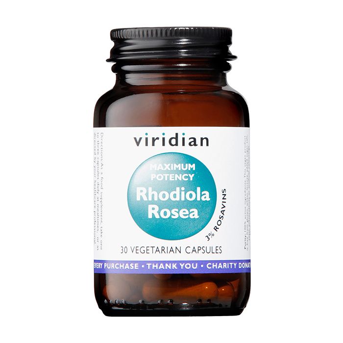 Viridian - Rhodiola Rosea 3% Rosavins 30s
