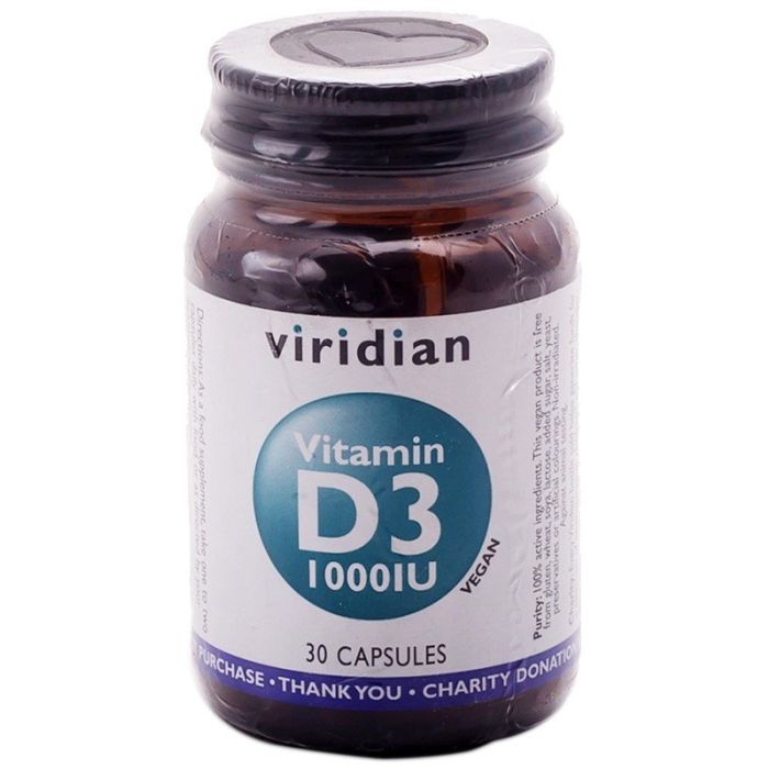 Viridian Vitamin D3 1000iu 30s