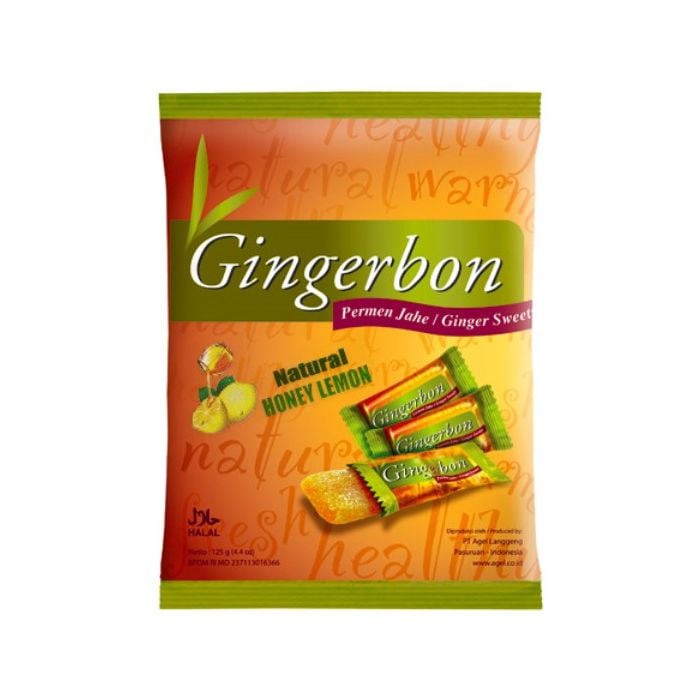 Just Ginger - Gingerbon Honey & Lemon 125g