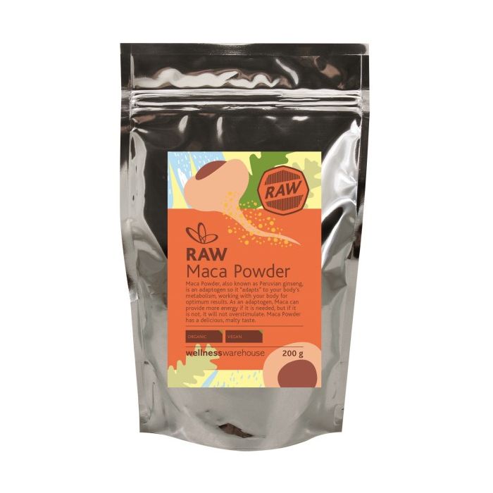 Wellness Organic Raw Maca Powder 200g