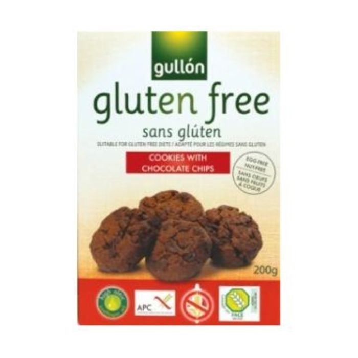 Gullon Gluten Free Mini Chips With Chocolate 200g