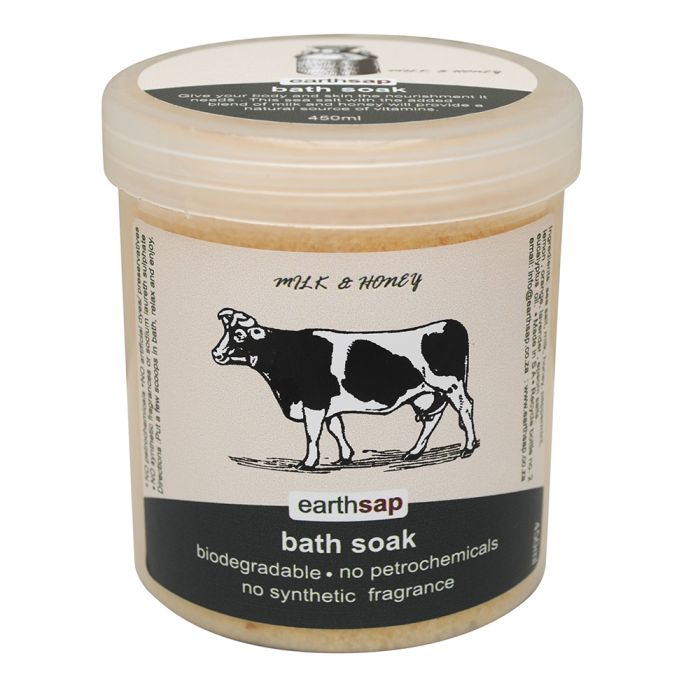 #Earthsap - Bath Soak Milk and Honey 450ml