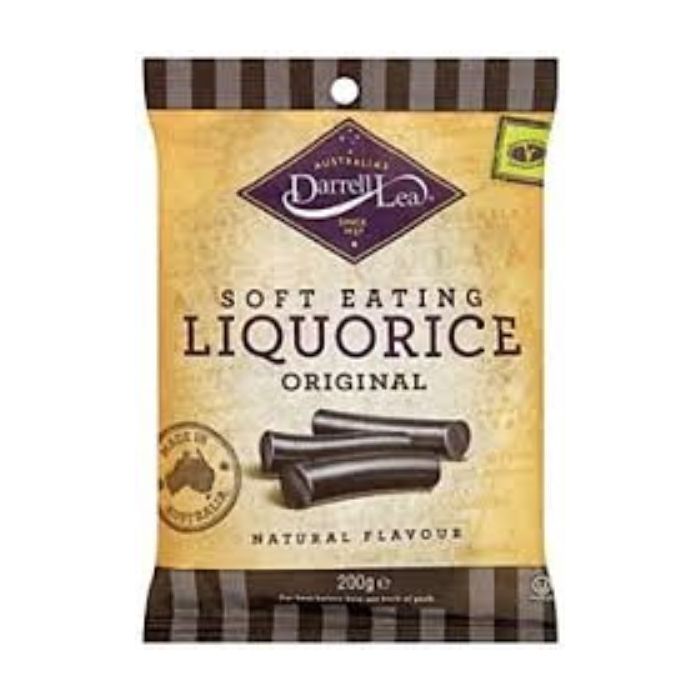 Darrel Lea Liquorice - Original flavour 200g