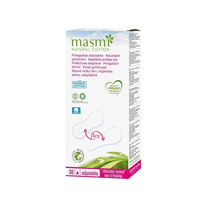 #Masmi - Organic Adaptable Flexi Pantyliner 30's