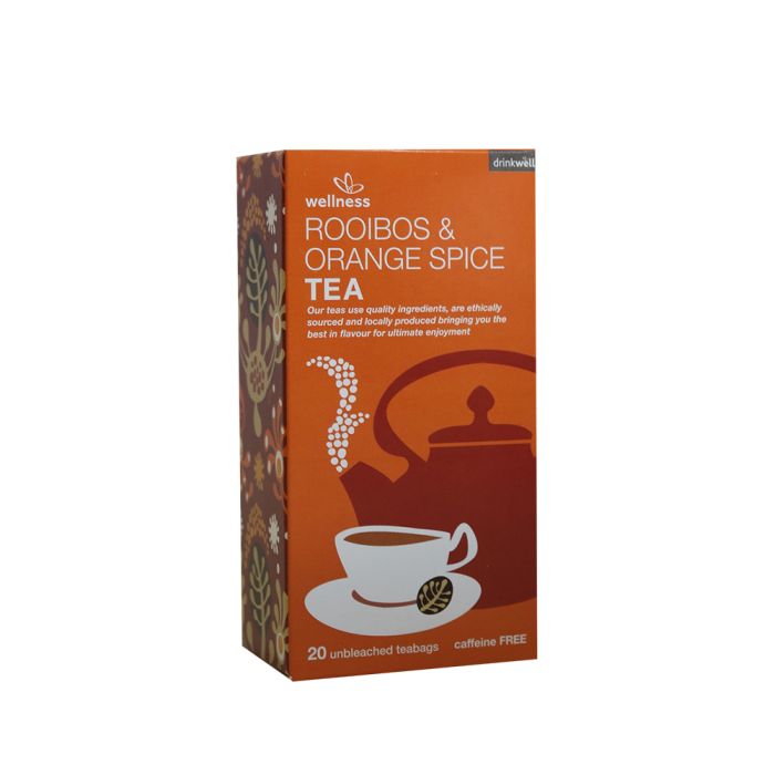 Wellness Rooibos & Orange Spice Tea 20s