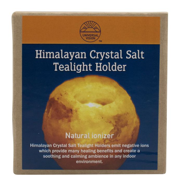 Himalayan Crystal Salt Tealight Holder 