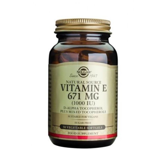 Solgar Vitamin E 671mg (1000IU) 50s