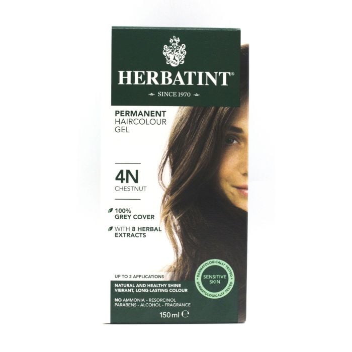 Herbatint Permanent Hair Colour Gel - Chestnut 4N