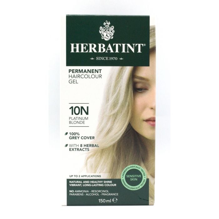 Permanent Hair Colour Gel - Platinum Blonde 10N