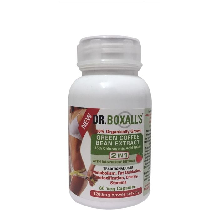 Dr Boxall's - Green Coffee Bean with Raspberry Ketones 60s