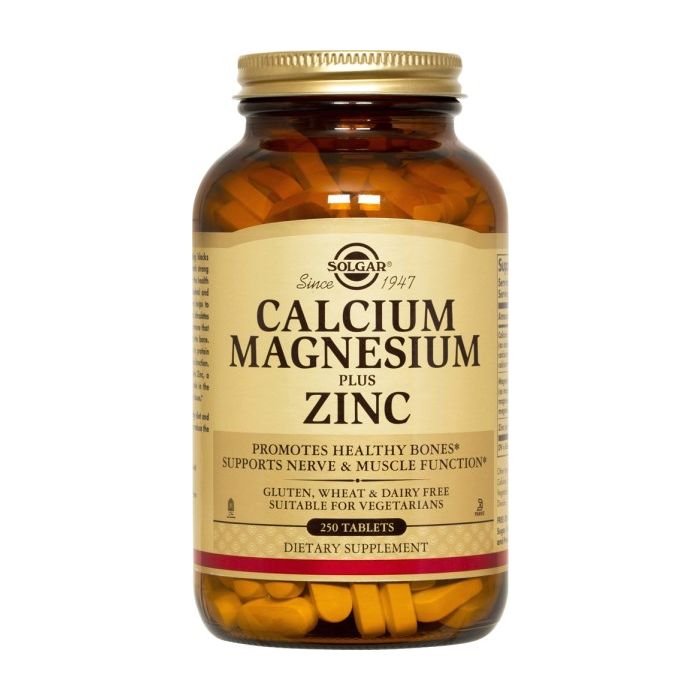 Solgar Calcium Magnesium Plus Zinc 250s