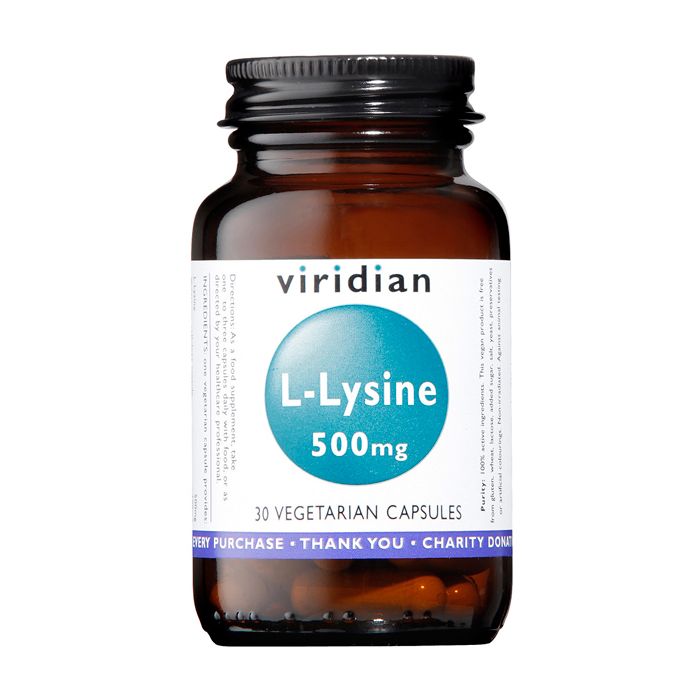 Viridian L-Lysine 500mg 30s