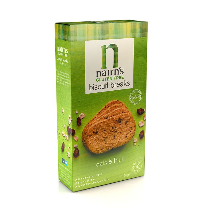 Nairns - Biscuits Oats & Fruit Gluten Free 160g