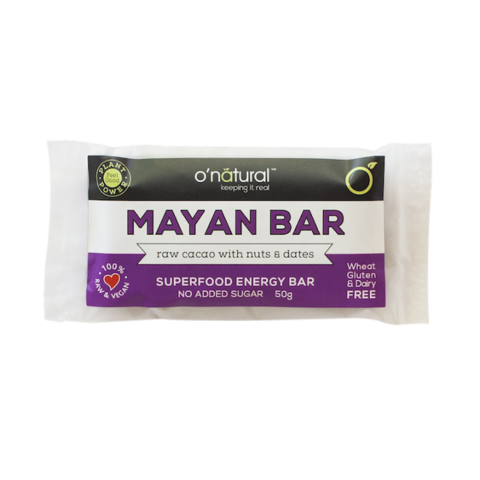 #O'Natural - Bar Mayan Superfood Raw Cacao & Nuts 50g