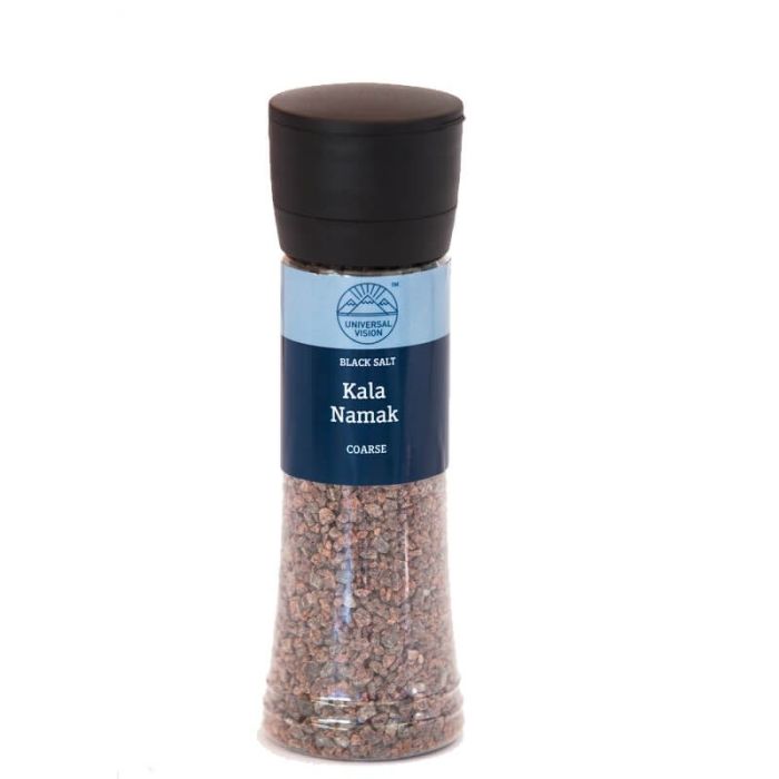 Universal Vision Coarse Black Salt (Kala Namak) Grinder 100g