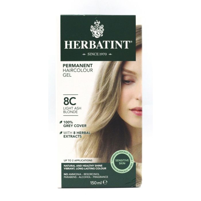 Herbatint - Hair Colour Light Ash Blonde 8C 150ml
